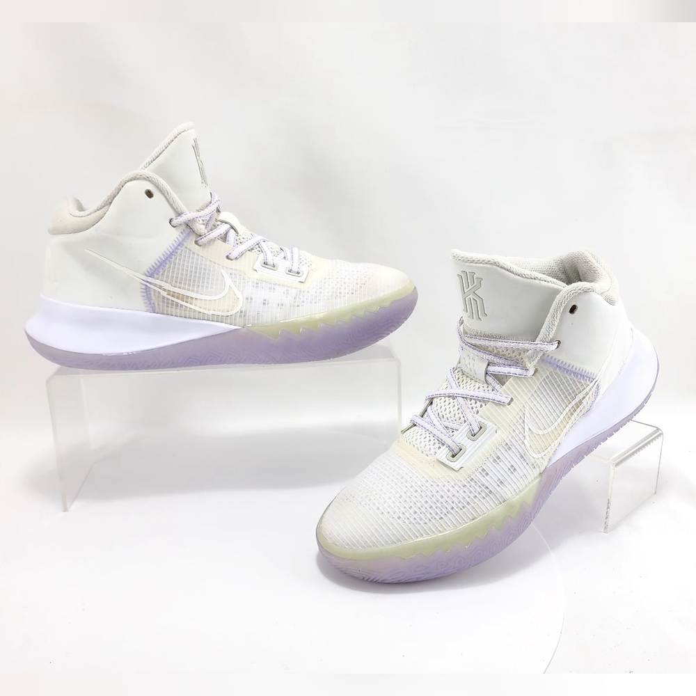 NIKE KYRIE FLYTRAP 4 - Sneakers, White Purple, basketball, size 7.5